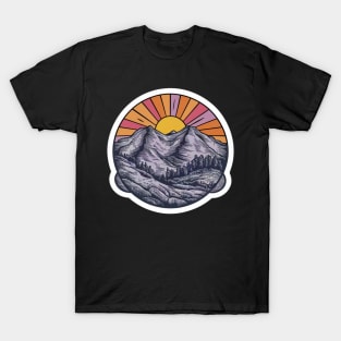Sunrise Serenity: Mountain Majesty T-Shirt
